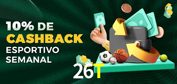 10% de bônus de cashback na 26T